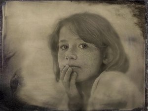 Annabel - Ambrotype re-created by Bob Oakley