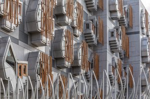 Scotland Parliament Building Detail by Paul Mann