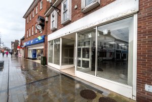 'Empty Premises' from 'Blandchester' series by Clive Haynes