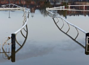 Reflections on Floods (series) by Anne Burrows